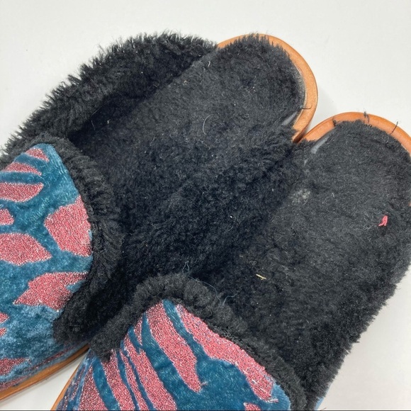 Free People | Butterfly Effect Faux Fur Mules Size 37 - Picture 4 of 6